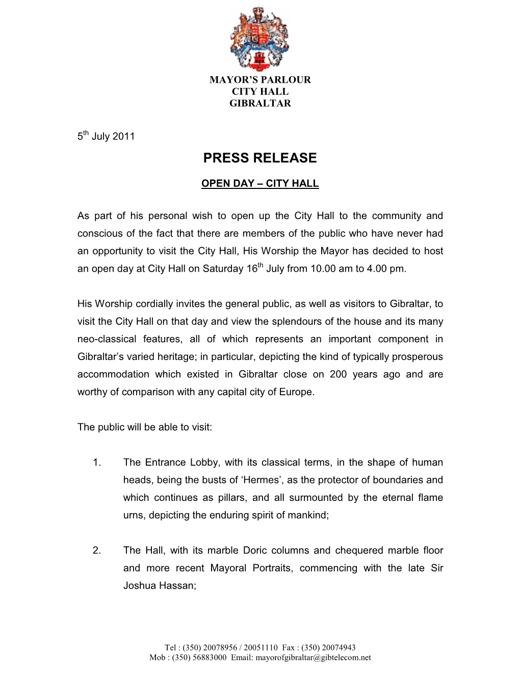 Press Release