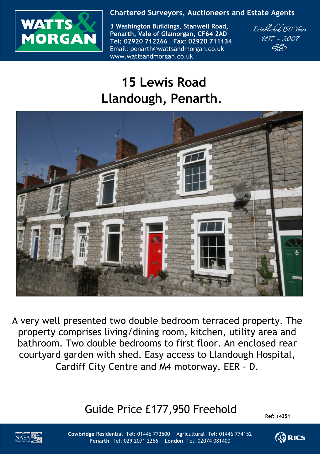 15 Lewis Road Llandough, Penarth