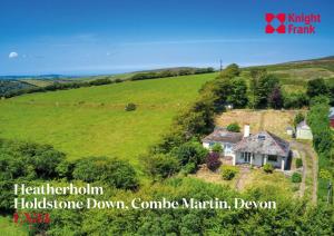 Heatherholm Holdstone Down, Combe Martin, Devon EX34 a Unique and Rare Opportunity to Purchase a Superb Building Site Within Exmoor National Park