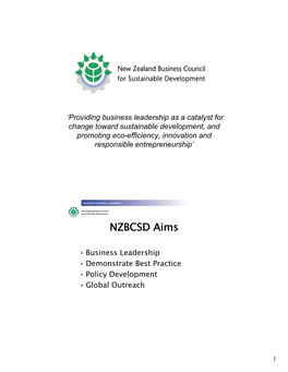 NZBCSD Zero Waste Project