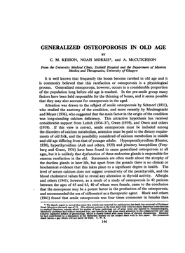 Generalized Osteoporosis Inold