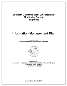 Information Management Plan