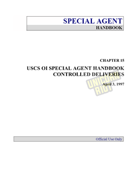 Special Agent Handbook