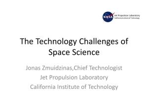 The Technology Challenges of Space Science