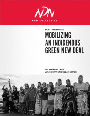 Mobilizing an Indigenous Green New Deal