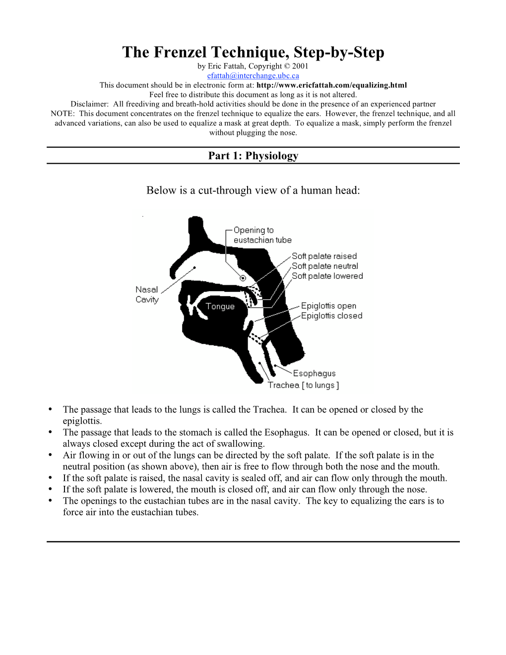 The Frenzel Technique, Step-By-Step