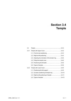 3.4Section 3.4 3.4Temple