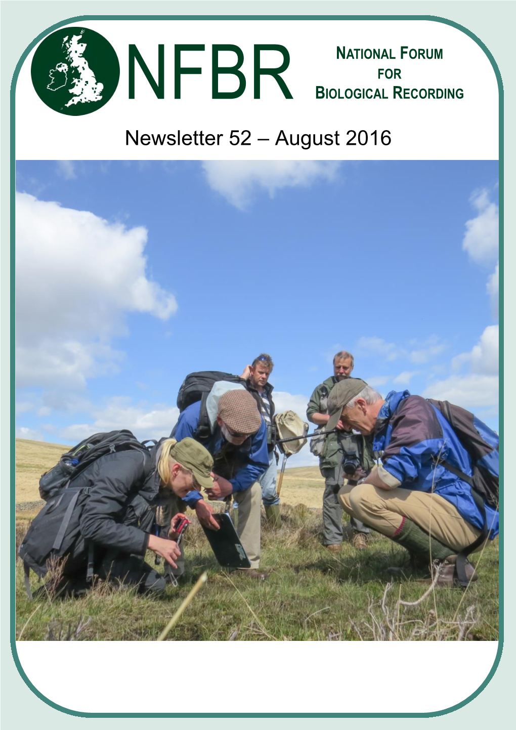 Newsletter 52 – August 2016 Contents