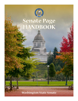 Senate Page HANDBOOK