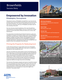 Brownfields Success Story