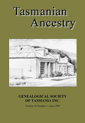 Genealogical Society of Tasmania Inc