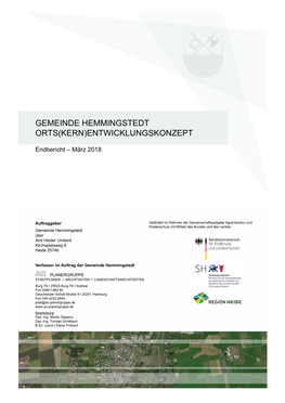 Gemeinde Hemmingstedt Orts(Kern)Entwicklungskonzept