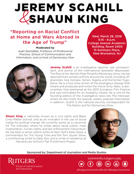 Jeremy Scahill Shaun King