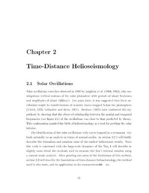 Chapter 2 Time-Distance Helioseismology