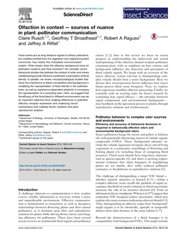 Sources of Nuance in Plant–Pollinator Communication