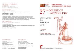 Course of Laryngology
