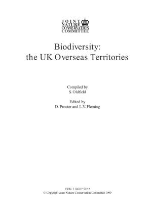 Biodiversity: the UK Overseas Territories. Peterborough, Joint Nature Conservation Committee