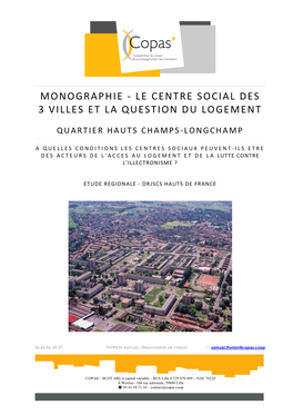 Monographie Cs 3 Villes Hem Logement