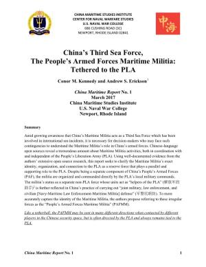 China's Third Sea Force, the People's Armed