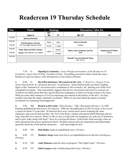 Thursday Handout