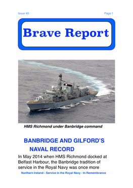 Bravereport Issue 41 Banbridge
