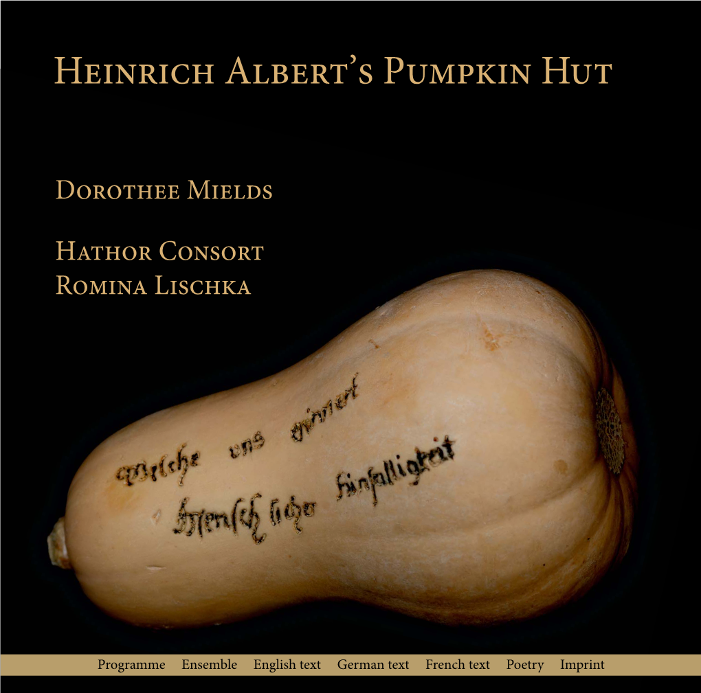 Heinrich Albert's Pumpkin