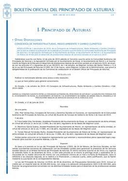 Boletín Oficial Del Principado De Asturias