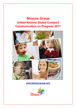 Strauss Group United Nations Global Compact Communication on Progress 2017