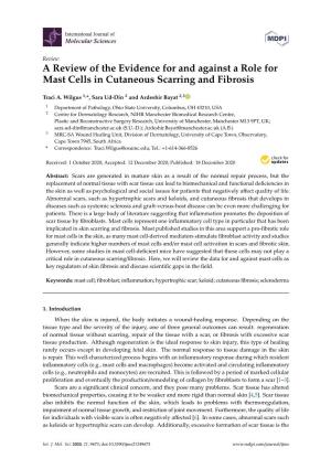 A Review of the Evidence for and Against a Role for Mast Cells in Cutaneous Scarring and Fibrosis