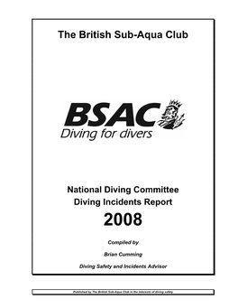 BSAC Incident Report 2008