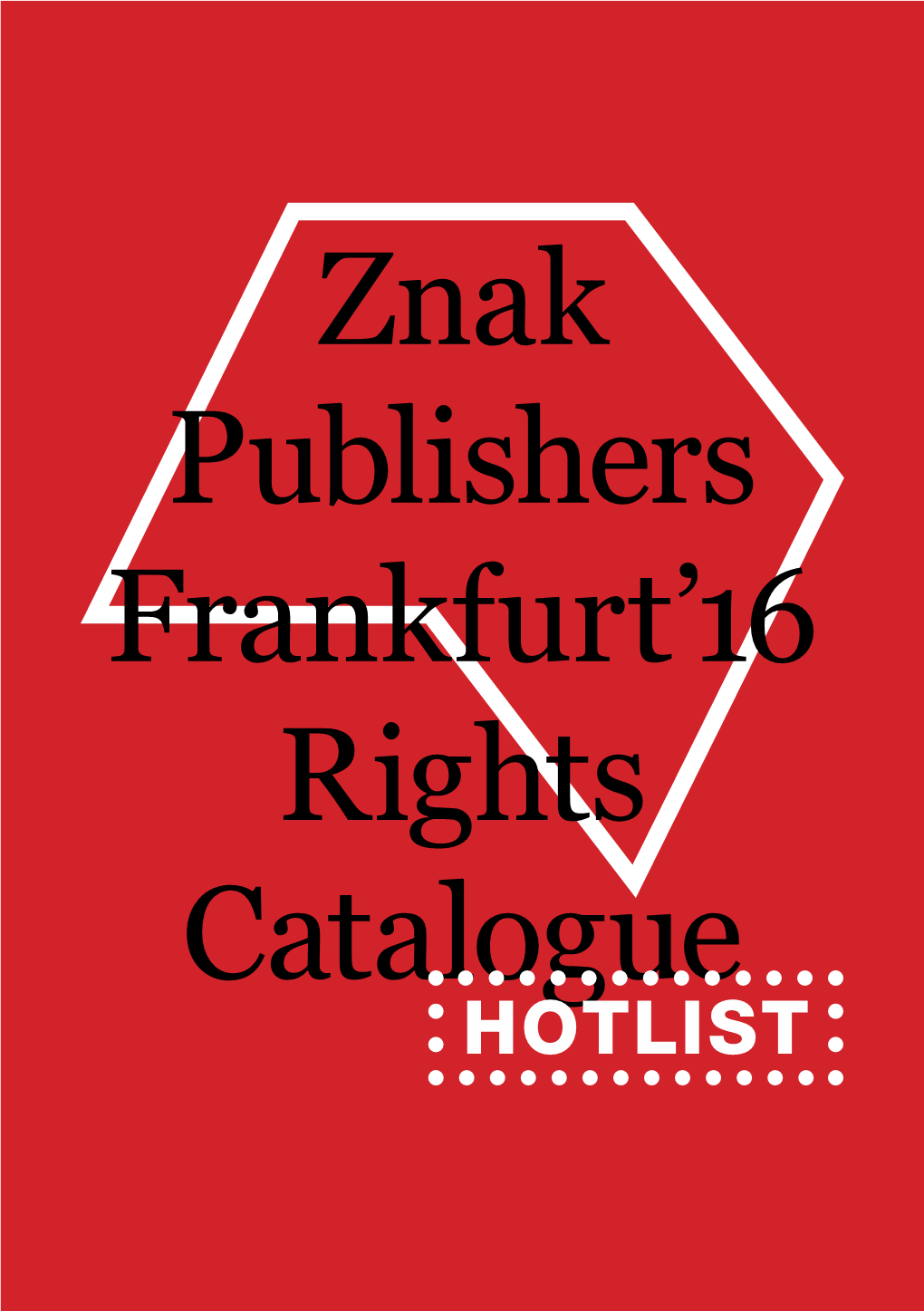 Znak Publishers Frankfurt'16 Rights Catalogue