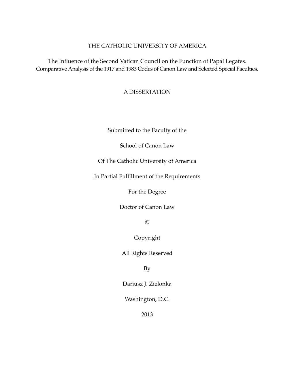 JCD Dissertation Zielonka