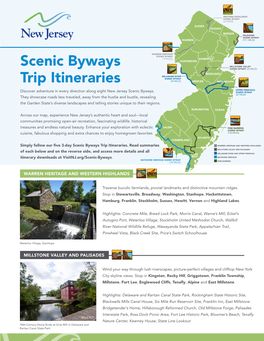 Scenic Byways Trip Itineraries