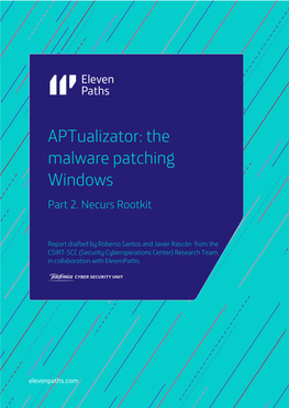Aptualizator: the Malware Patching Windows