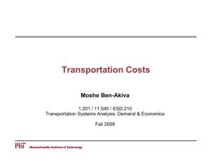 Transportation Costs