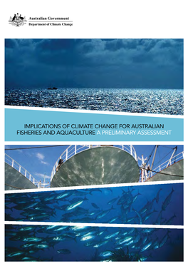 2008, Implications of Climate Change for Australian Fisheries