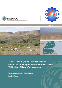 Cadre De Politique De Réinstallation Du Second Projet De Ligne D’Interconnexion Entre L’Ethiopie Et Djibouti /Semera-Nagad