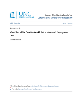 Automation and Employment Law