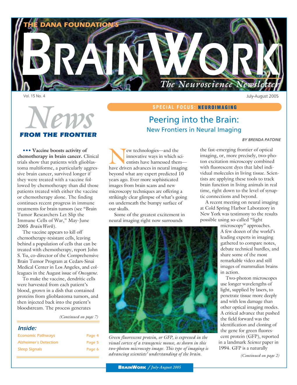BRAINWORK the Neuroscience Newsletter