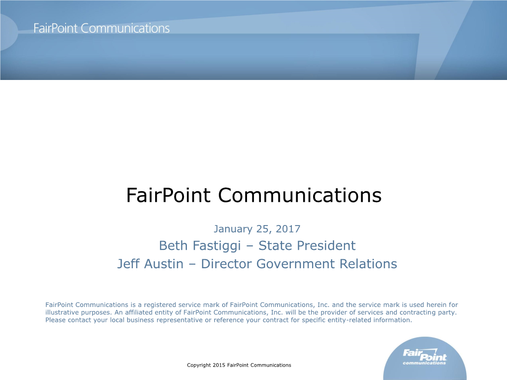 Fairpoint Communications