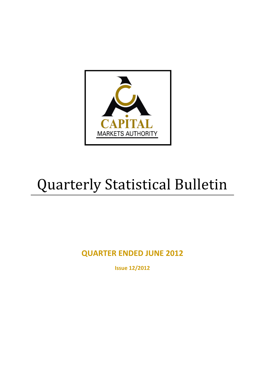 Quarterly Statistical Bulletin