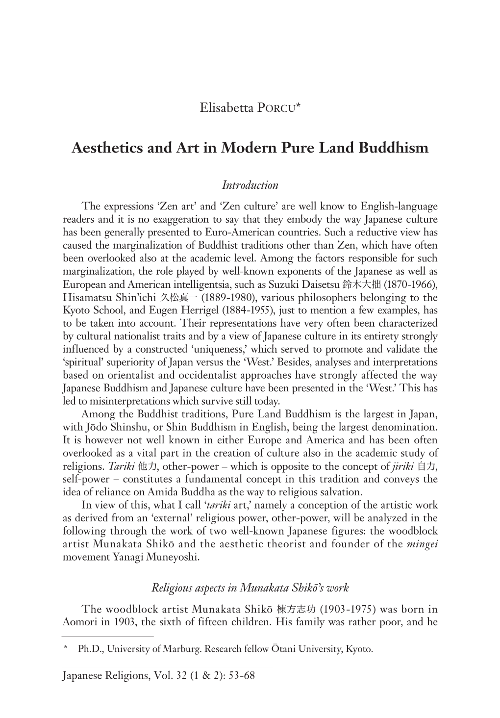 Aesthetics and Art in Modern Pure Land Buddhism
