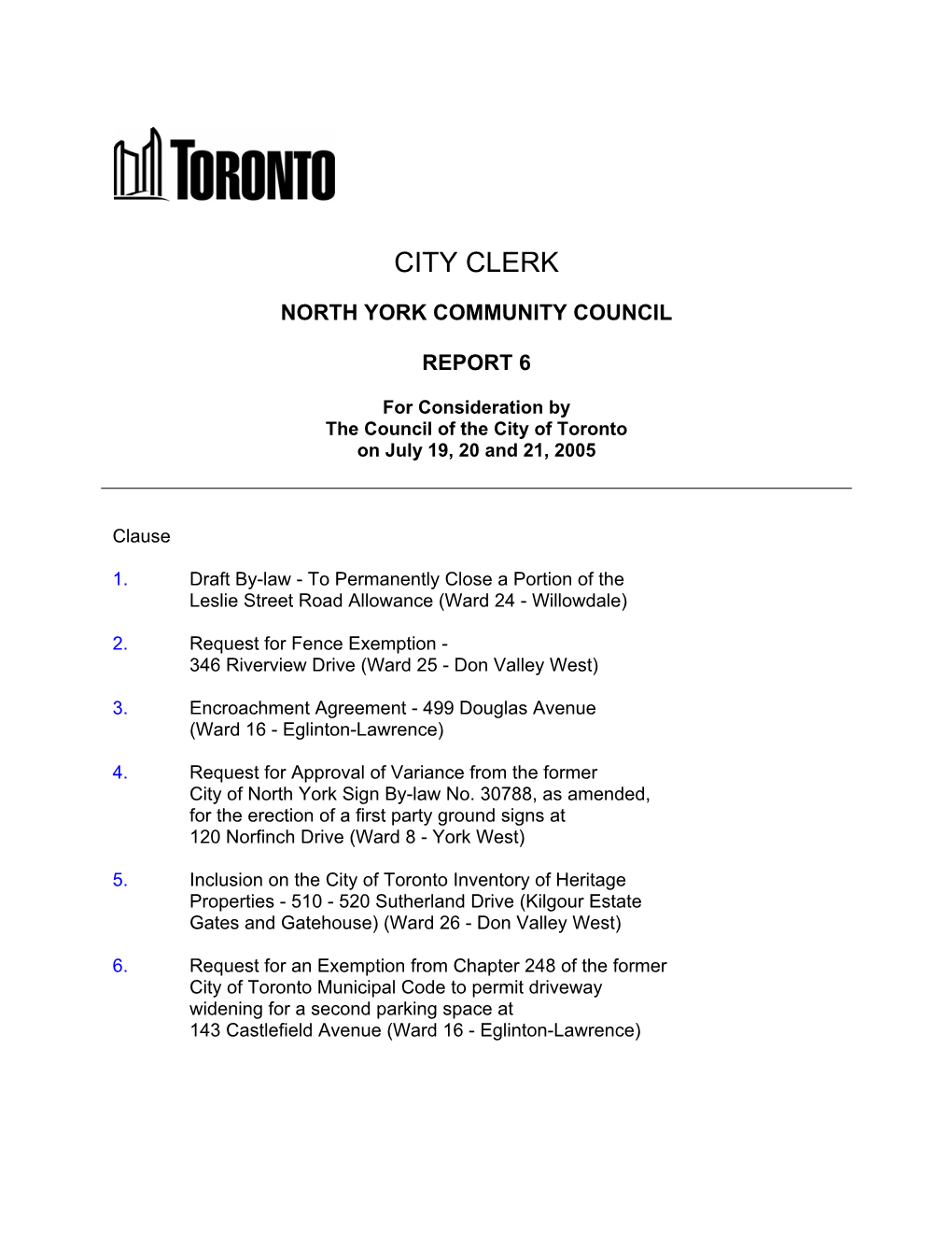 North York Community Council