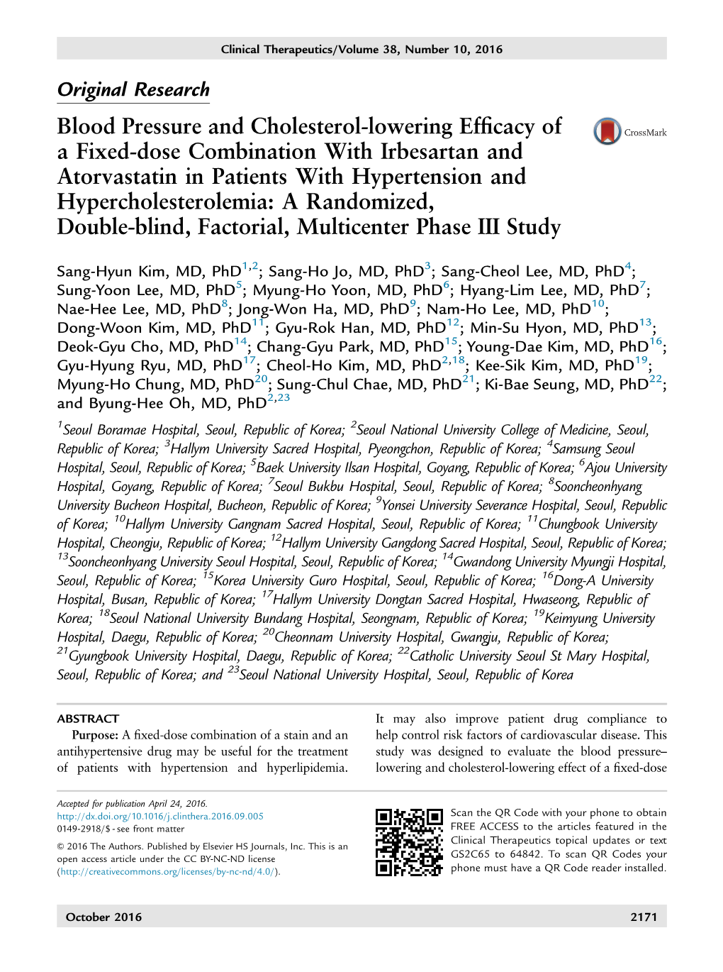 Blood Pressure and Cholesterol-Lowering Efficacy of A