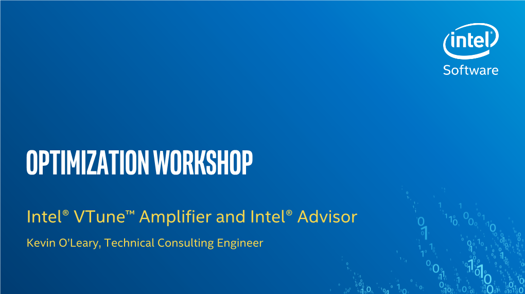 Optimization Workshop