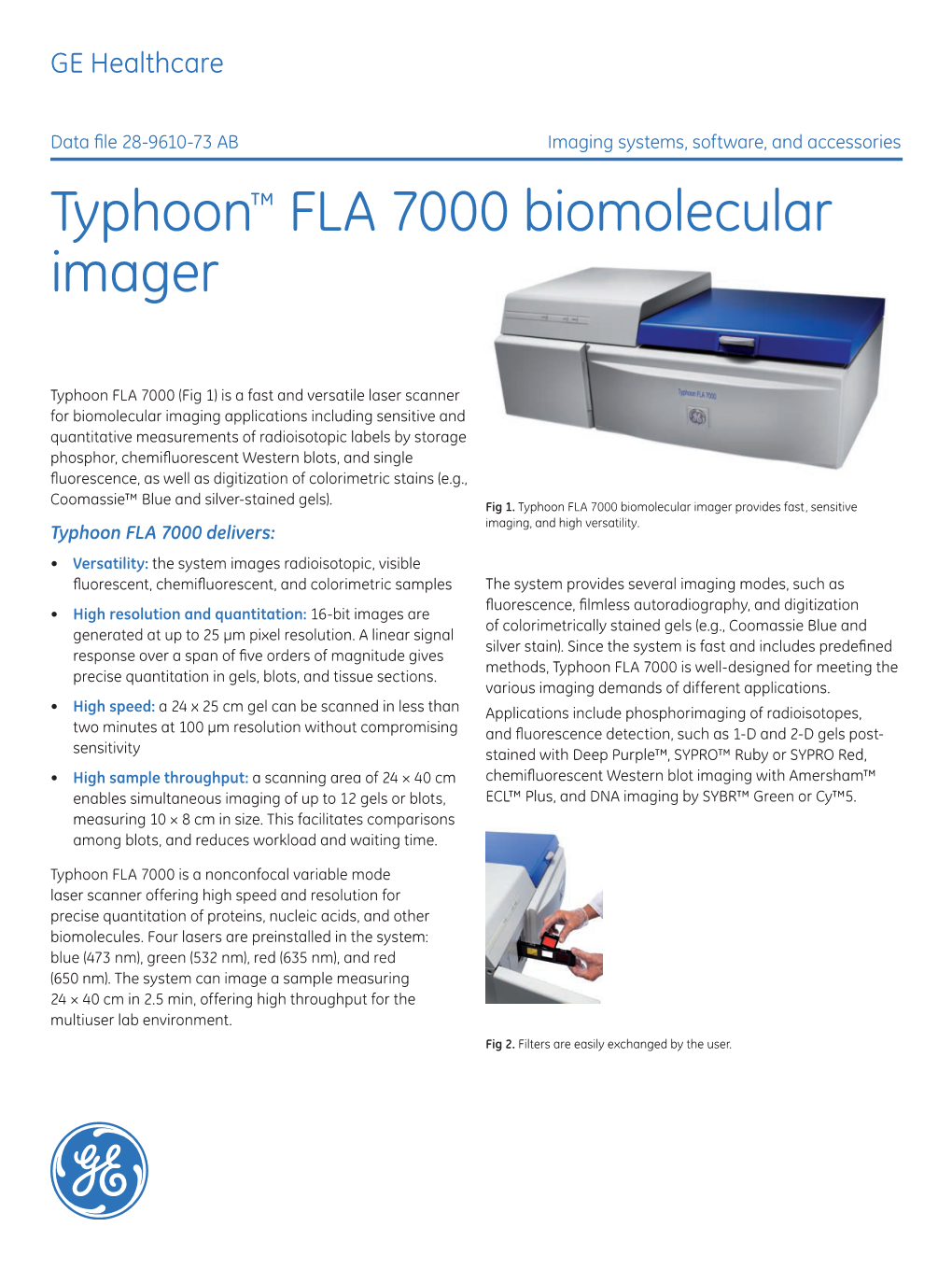 Typhoon™ FLA 7000 Biomolecular Imager