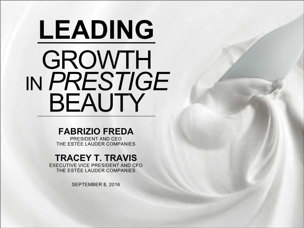 Estée Lauder Companies Tracey T