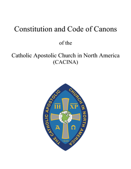 Constitution and Code of Canons