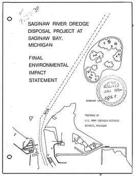 Saginaw River Dredge Disposal Project at Saginaw Bay, Michigan