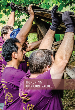 Honoring Our Core Values Introduction